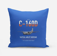 Thumbnail for Transall C-160D design on blue pillow