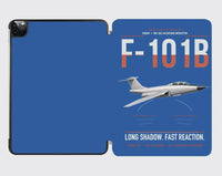 Thumbnail for F-101B Voodoo design on blue ipad tablet case
