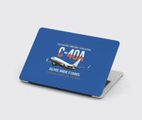 Thumbnail for C-40A Clipper Fleet Logistics Ready design on blue MacBook case