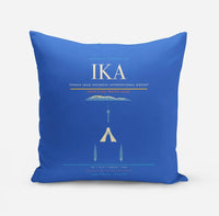 Thumbnail for Tehran Imam Khomeini International Airport (IKA) design on blue pillow