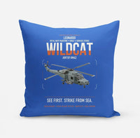 Thumbnail for Leonardo AW159 Wildcat HMA2 design on blue pillow