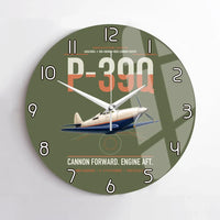 Thumbnail for P-39Q Airacobra design on green army no frame wall clock