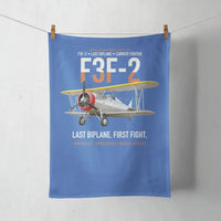 Thumbnail for F3F-2 Last Biplane First Fight design on blue towel