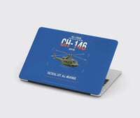 Thumbnail for Bell Canada CH-146 Griffon design on blue MacBook case