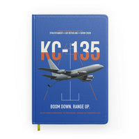 Thumbnail for KC-135 STRATOTANKER design on blue notebook