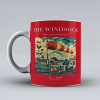 Thumbnail for VINTAGE G4136 - The Windsock - Ceramic Mug design on red
