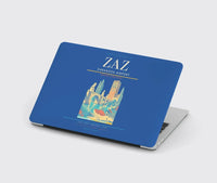 Thumbnail for Zaragoza Airport (ZAZ) design on blue MacBook case