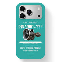 Thumbnail for PW4000-112 Case design on turquoise iphone case