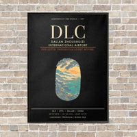 Thumbnail for Dalian Zhoushuizi International Airport DLC - Canvas Framed - Black
