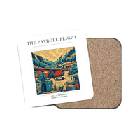 Thumbnail for The Payroll Flight - Designed Coasters design on white 1-piece