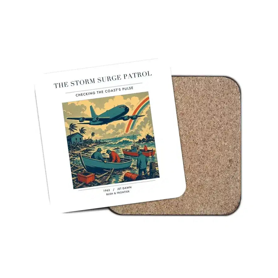 The Storm Surge Patrol - Designed Coasters design on white 1-piece