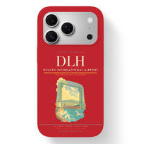 Thumbnail for Duluth Airport (DLH) design on red iPhone 17 Pro MagSafe case