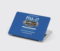 Thumbnail for PT6A-67 design on blue MacBook case
