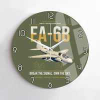 Thumbnail for EA-6B Prowler design on green army no frame wall clock