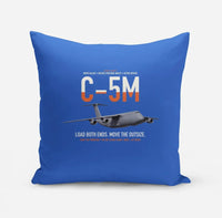 Thumbnail for C-5M Super Galaxy design on blue pillow