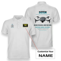 Thumbnail for ACSL SOTEN design on white polo with custom name badge