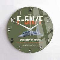 Thumbnail for F-5N F Adversary design on green army no frame wall clock