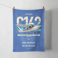 Thumbnail for Cessna 162 Skycatcher design on blue towel