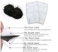 Thumbnail for Face mask printed with No Design Protective Face Mask on the front panel — view 15