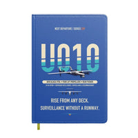 Thumbnail for Airbus U010 Aliaca VTOL design on blue notebook