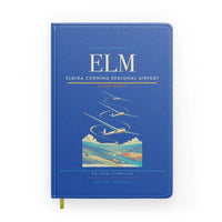 Thumbnail for Elmira Corning Regional Airport (ELM) design on blue notebook