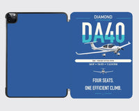 Thumbnail for Diamond DA40 design on blue ipad tablet case