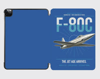 Thumbnail for F-80C Shooting Star design on blue ipad tablet case
