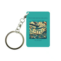 Thumbnail for VINTAGE G4067 - The Warm Winds Crossing - Designed Key Chain design on turquoise