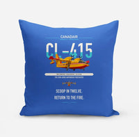 Thumbnail for Canadair CL-415 design on blue pillow