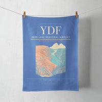 Thumbnail for Deer Lake Regional Airport (YDF) design on blue towel