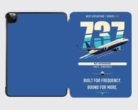 Thumbnail for Boeing 737-800 NG design on blue ipad tablet case