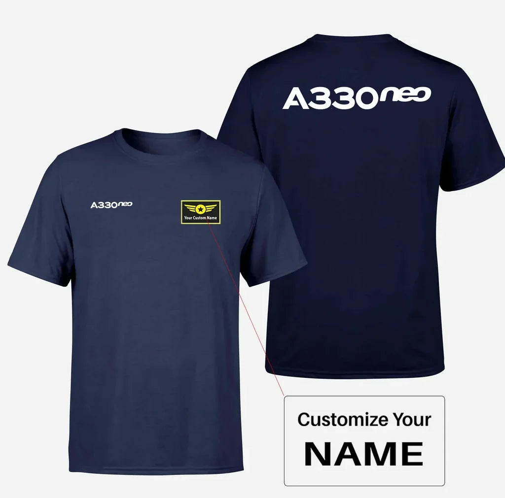 A330neo & Text Double-Side T-Shirts - view 15