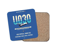 Thumbnail for Airbus U030 Flexrotor design on blue 1 piece coaster