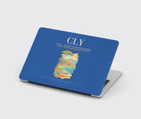 Thumbnail for Calvi (CLY) design on blue MacBook case