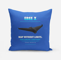 Thumbnail for AgEagle eBee X design on blue pillow