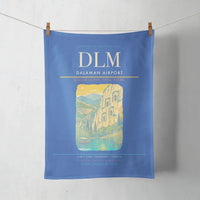 Thumbnail for Dalaman Airport (DLM) design on blue towel