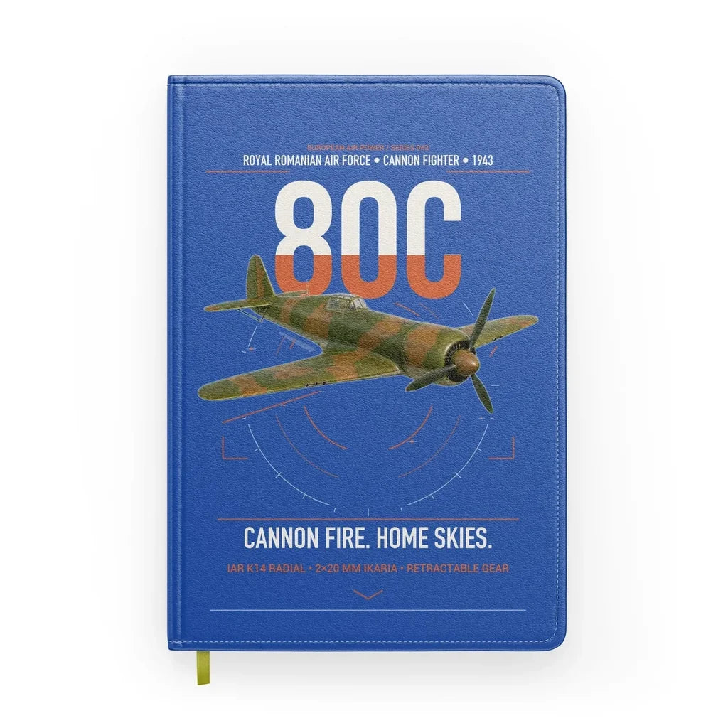 IAR 80C design on blue notebook
