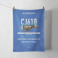 Thumbnail for CJ610 design on blue towel