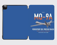 Thumbnail for MQ-9A Reaper design on blue ipad tablet case