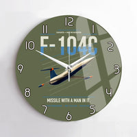 Thumbnail for F-104C Starfighter design on green army no frame wall clock