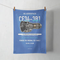 Thumbnail for CF34-3B1 design on blue towel