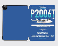 Thumbnail for Tecnam P2006T design on blue ipad tablet case