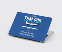 Thumbnail for Daher TBM 900 design on blue MacBook case