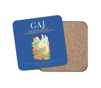 Thumbnail for Yamagata Airport (GAJ) design on blue 1 piece coaster