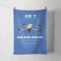 Thumbnail for DJI Air 3 design on blue towel