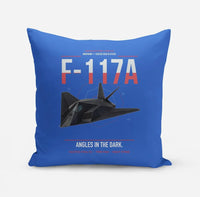 Thumbnail for F-117A Nighthawk design on blue pillow