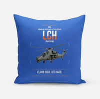 Thumbnail for HAL LCH Prachand design on blue pillow