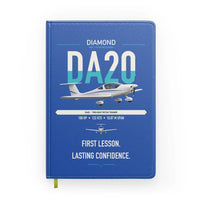 Thumbnail for Diamond DA20 design on blue notebook