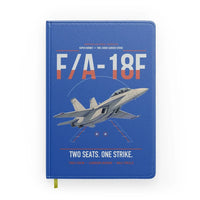 Thumbnail for F-A-18F Super Hornet design on blue notebook