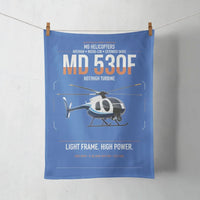 Thumbnail for MD Helicopters MD 530F design on blue towel